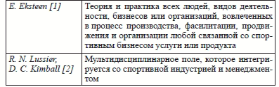 Понятия менеджмент в физической культуре и спорте и спортивный менеджмент