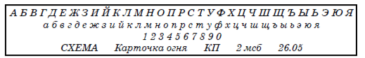 Наклонный шрифт
